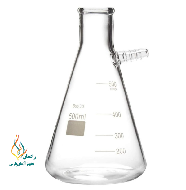 ارلن شیشه ای دهانه گشاد 50  سی سی