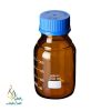 بطری درب آبی شیشه ای 100 سی سی قابل اتوکلاو biosharp