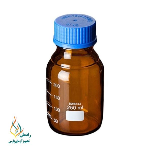 بطری درب آبی شیشه ای 2000 سی سی ایرانی