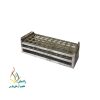 رک لوله آزمایش استیل 16 خانه